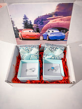 Set de anillos cars (rayo mcqueen y sally) 2